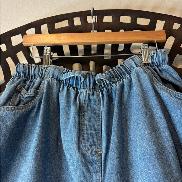 💙 Denim & Co XL Petite Light Blue Straight Jeans | Stretch Fit w/ pockets - Picture 3 of 14